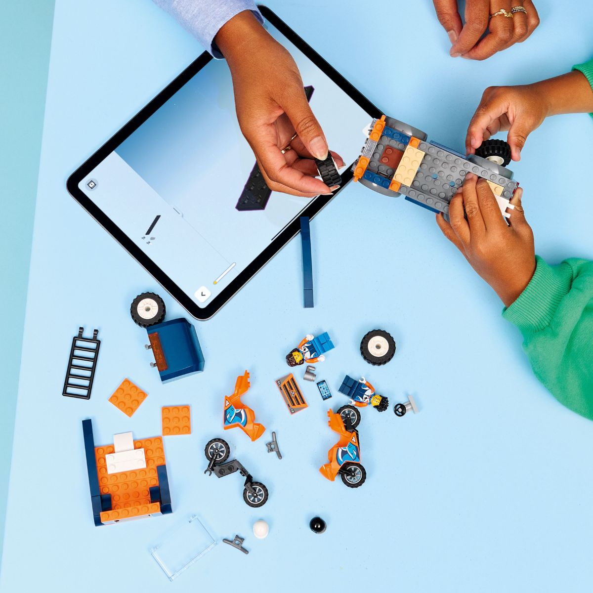 Đồ Chơi Lắp Ráp Xe Vận Chuyển Mô Tô Chuyên Dụng LEGO CITY 60491