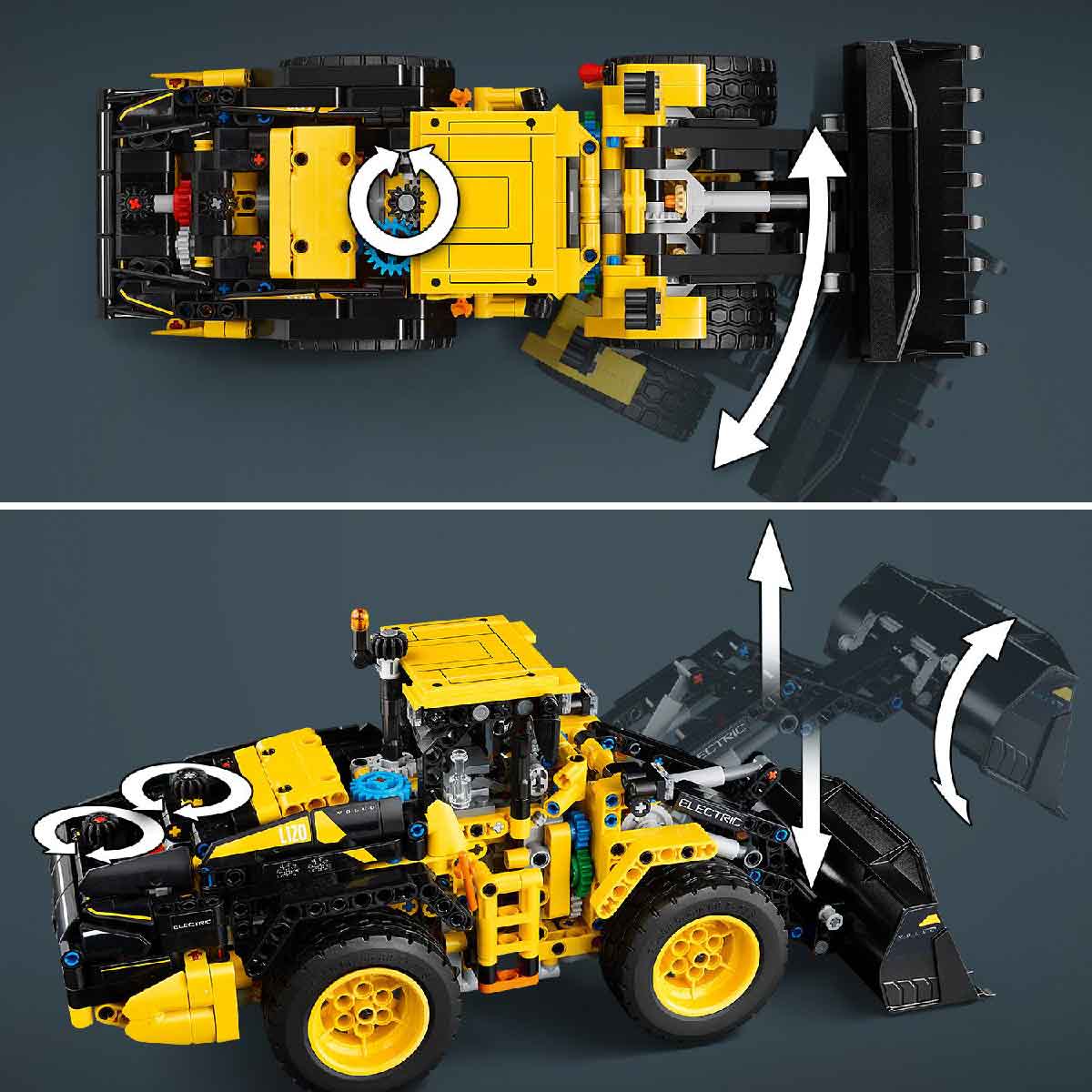 Đồ Chơi Lắp Ráp Xe Xúc Lốp Điện Volvo L120 LEGO TECHNIC 42209