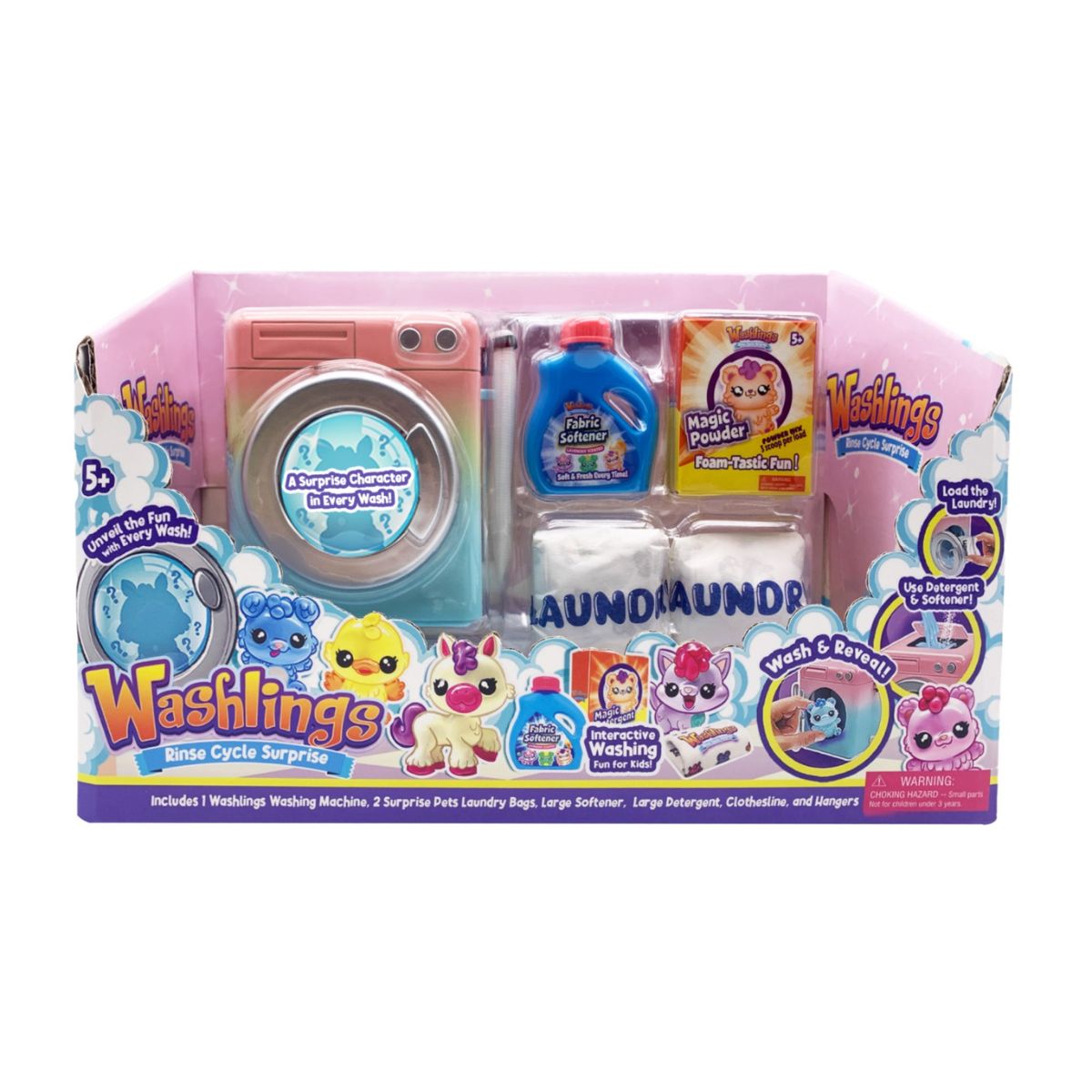 Đồ Chơi Máy Giặt Washlings Kèm Thú Cưng SWEET HEART 2409011