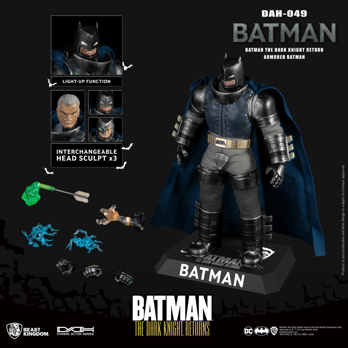 Đồ Chơi Mô Hình Batman: TDK Returns Armored Batman BEAST KINGDOM DAH-049