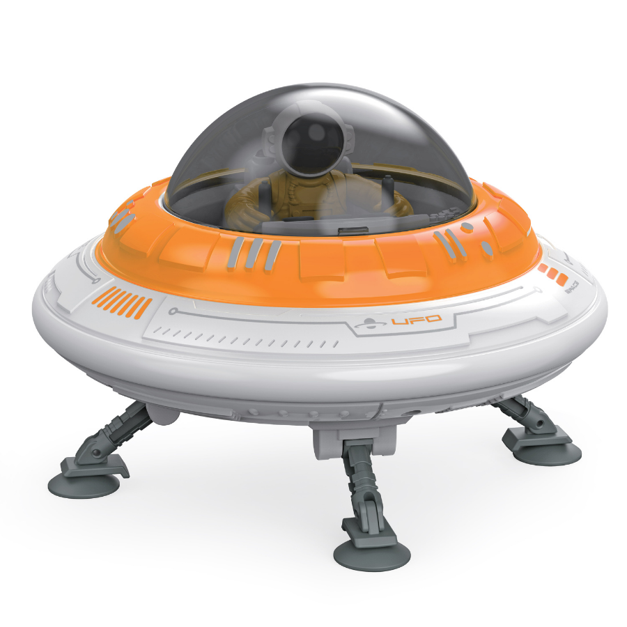 Mô hình UFO đồ chơi sưu tầm cao cấp thị trường sci-fi