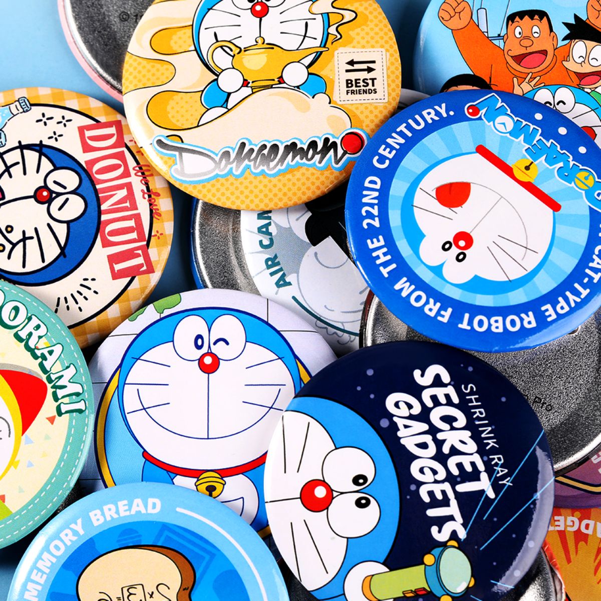 Đồ Chơi Mô Hình Doraemon Tinplate Badge Blind Box (Suit) ART TOY LIFESTYLE RSTI0741