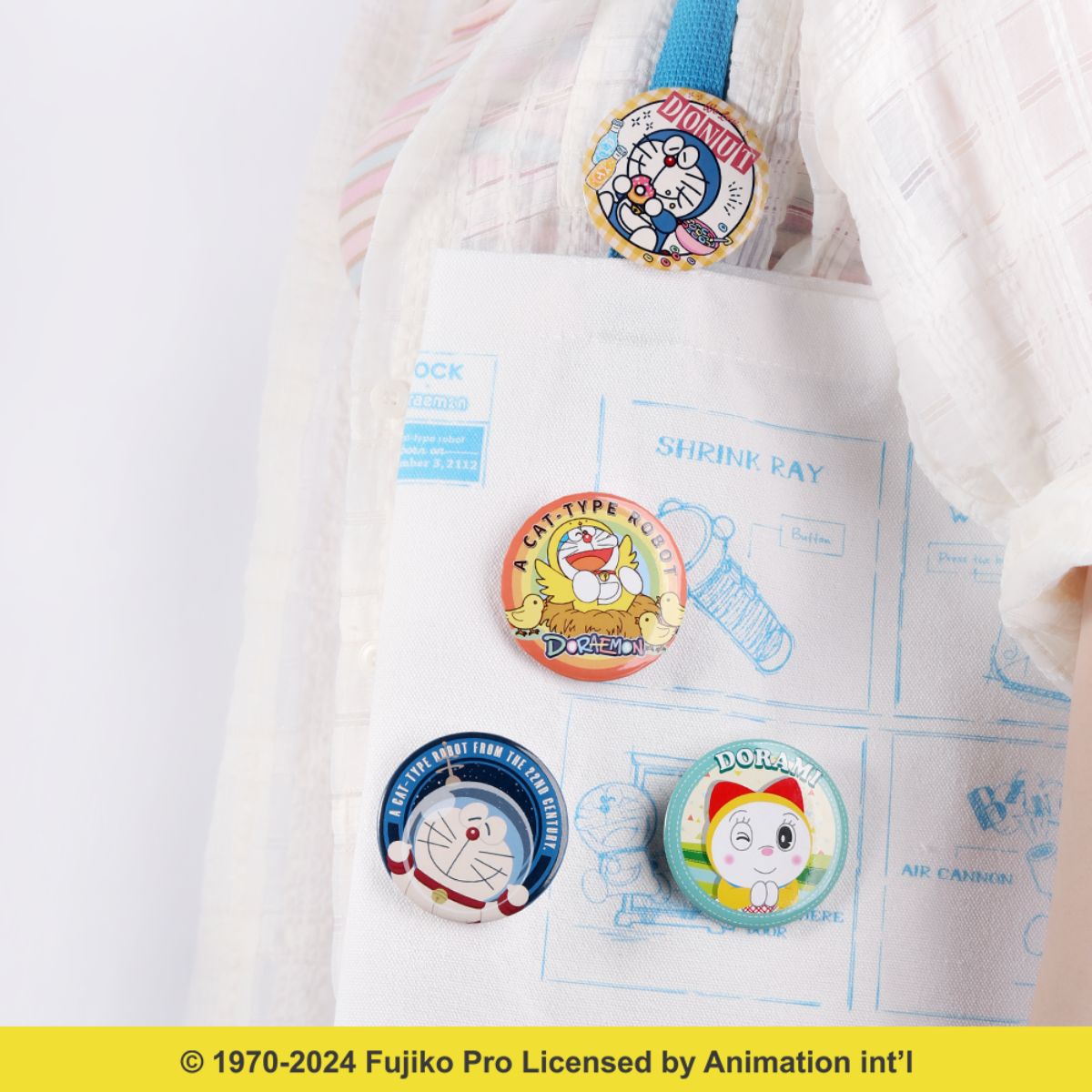 Đồ Chơi Mô Hình Doraemon Tinplate Badge Blind Box (Suit) ART TOY LIFESTYLE RSTI0741