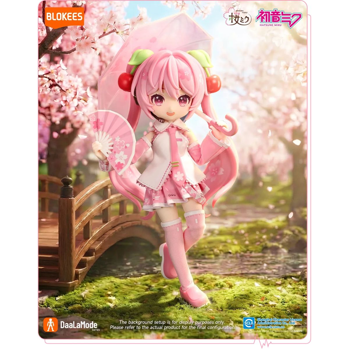 Hatsune Miku Sakura Miku Costume Model Kit BLOKEES 73540