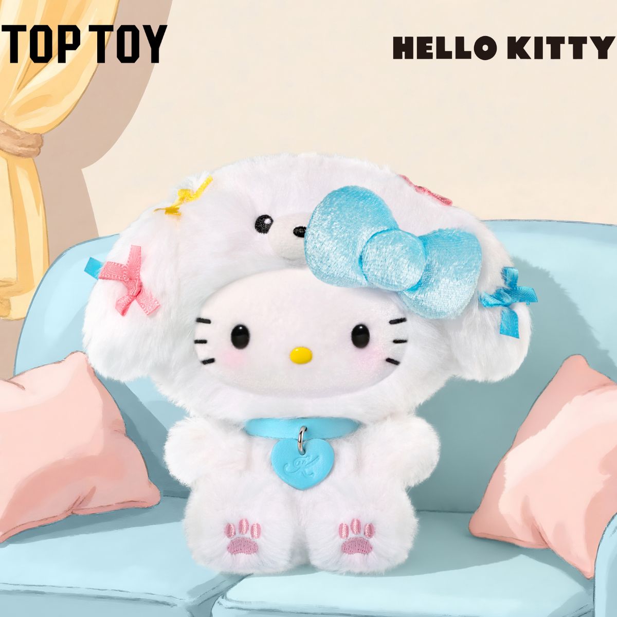 Đồ Chơi Mô Hình Hello Kitty Puppy Party Plush Pendant Blind Box TOP TOY 2304701010107