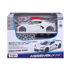 Đồ Chơi Mô Hình Lắp Ráp Ô Tô  Tỉ Lệ 1:24 2020 Chevrolet Corvette Stingray Coupe MAISTO MT39900