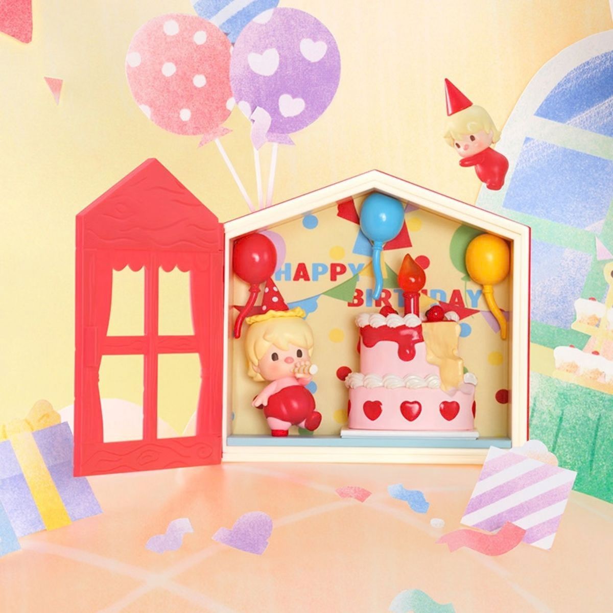 Đồ Chơi Mô Hình Sweet Bean Celebrate Ordinary Days Series Scene Sets POP MART IP OTHERS 6941313028418
