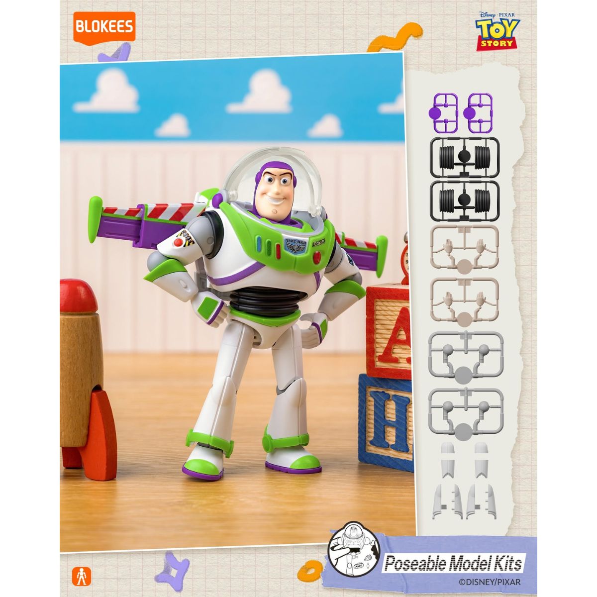Toy Story Random Collectible Model Kit Collection 01 BLOKEES 75933-B