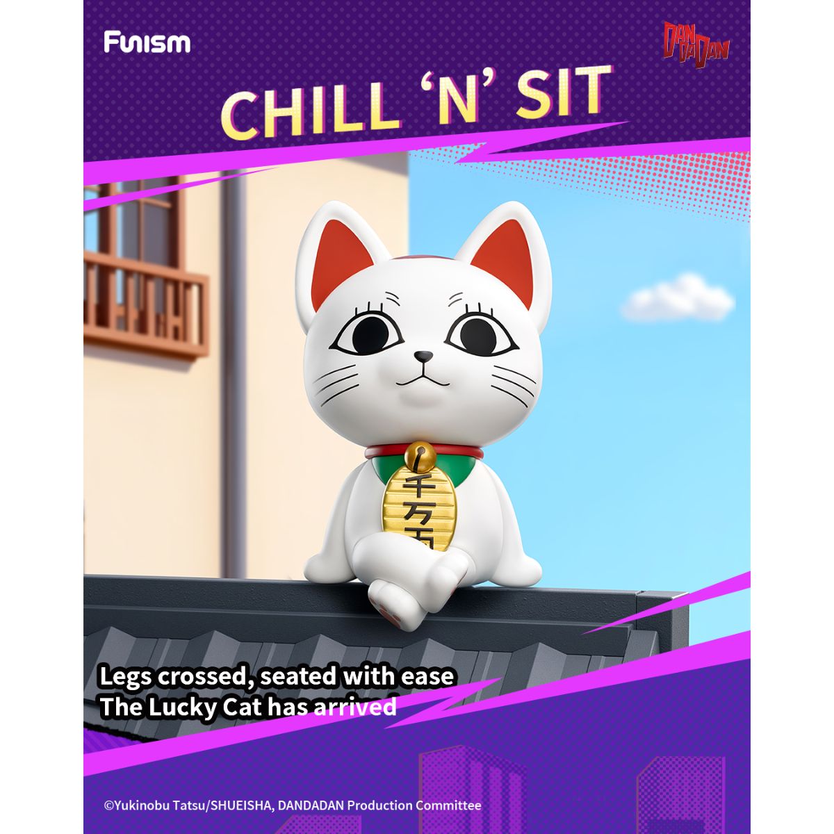 DAN DA DAN Turbo Granny Lucky Cat Fortune Cat Figure Toy FUNISM MX2157