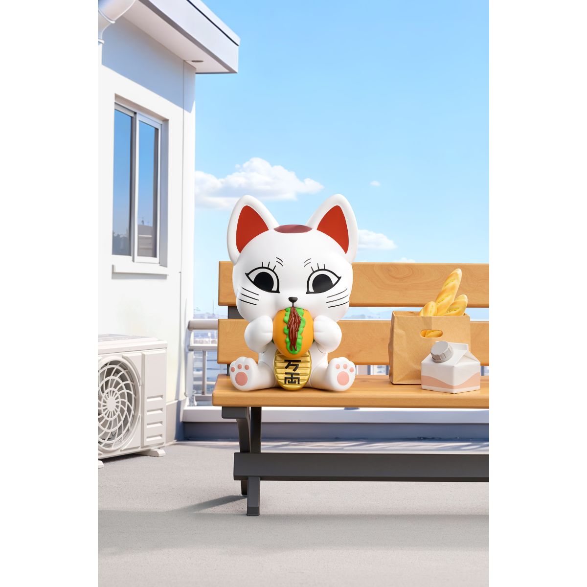 DAN DA DAN Turbo Granny Lucky Cat Fortune Cat Figure Toy FUNISM MX2157