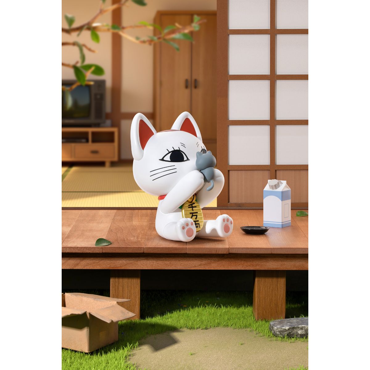 DAN DA DAN Turbo Granny Lucky Cat Fortune Cat Figure Toy FUNISM MX2157