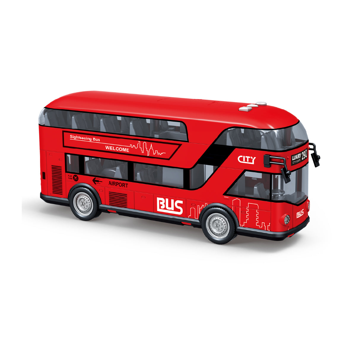 Đồ Chơi Mô Hình Xe Buýt Hai Tầng Có Đèn Và Âm Thanh VECTO VT29Q