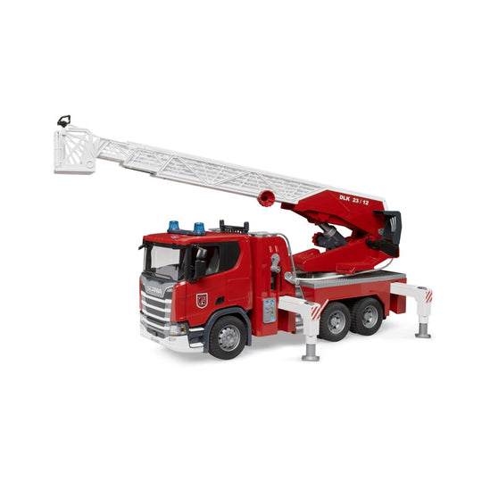 Model Toy: Scania Super 560R Turntable Ladder Fire Truck – Bruder BRU03591