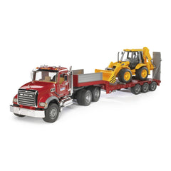 Đồ Chơi Mô Hình: Xe Đầu Kéo MACK Granite & Máy Xúc JCB 4CX Bruder BRU02813