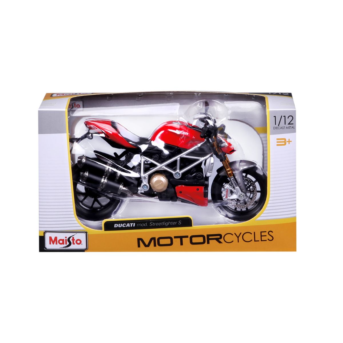 Đồ Chơi Mô Hình Xe Mô Tô 1:12 Dòng Ducati Super Naked S MAISTO 11024RED/MT31101