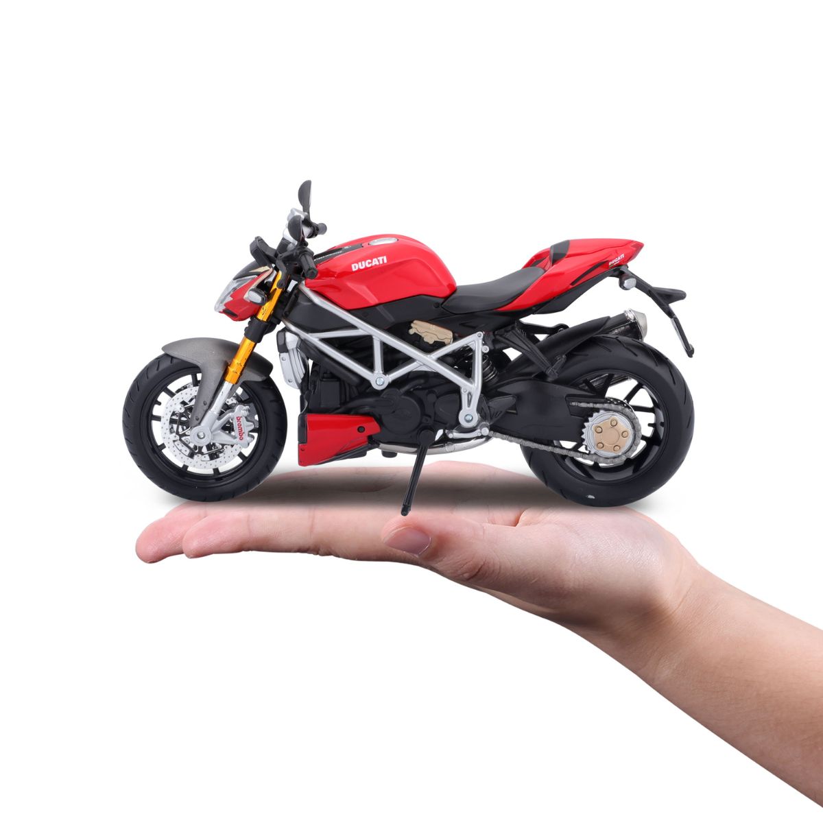 Đồ Chơi Mô Hình Xe Mô Tô 1:12 Dòng Ducati Super Naked S MAISTO 11024RED/MT31101