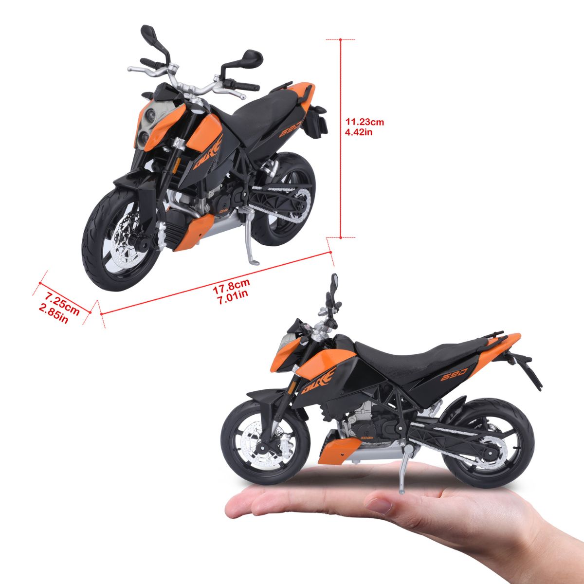 Đồ Chơi Mô Hình Xe Mô Tô 1:12 Dòng KTM 690 Duke MAITSO 9265/MT31101