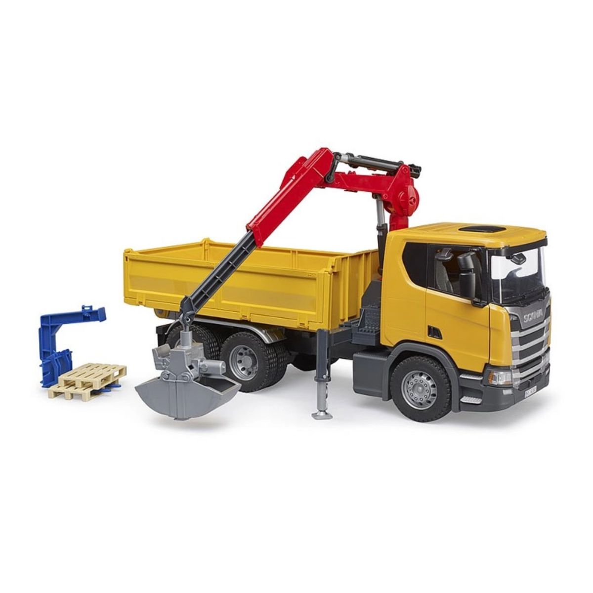 Model Toy: Scania Super 560R Construction Crane Truck – Bruder BRU03551