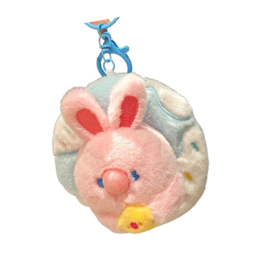 Đồ Chơi Móc Khoá Bánh Donut Thỏ Hồng PLUSH TOY BY23102301/PK