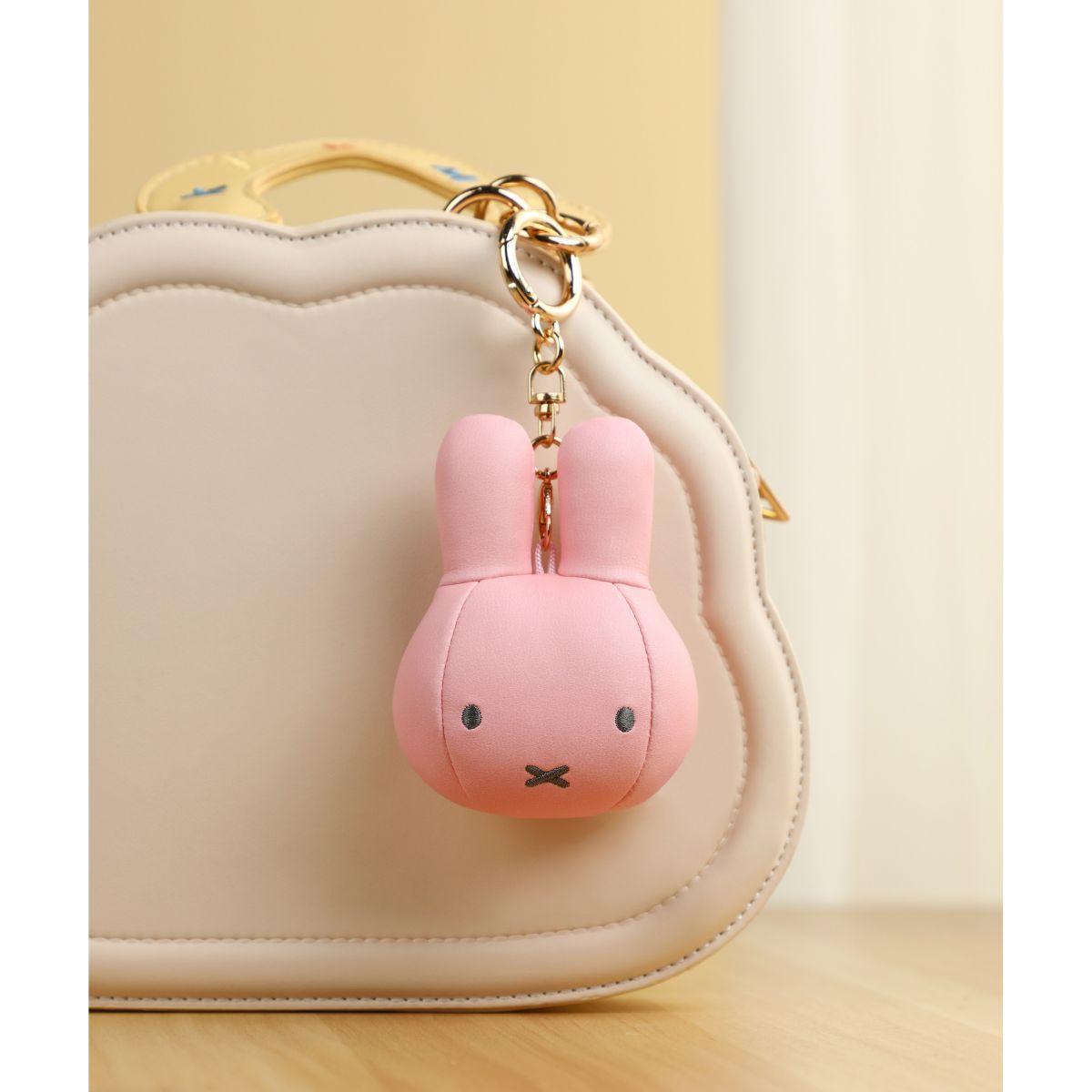 Đồ Chơi Móc Khóa Miffy Da PU - Màu Hồng MIFFY MIF37447