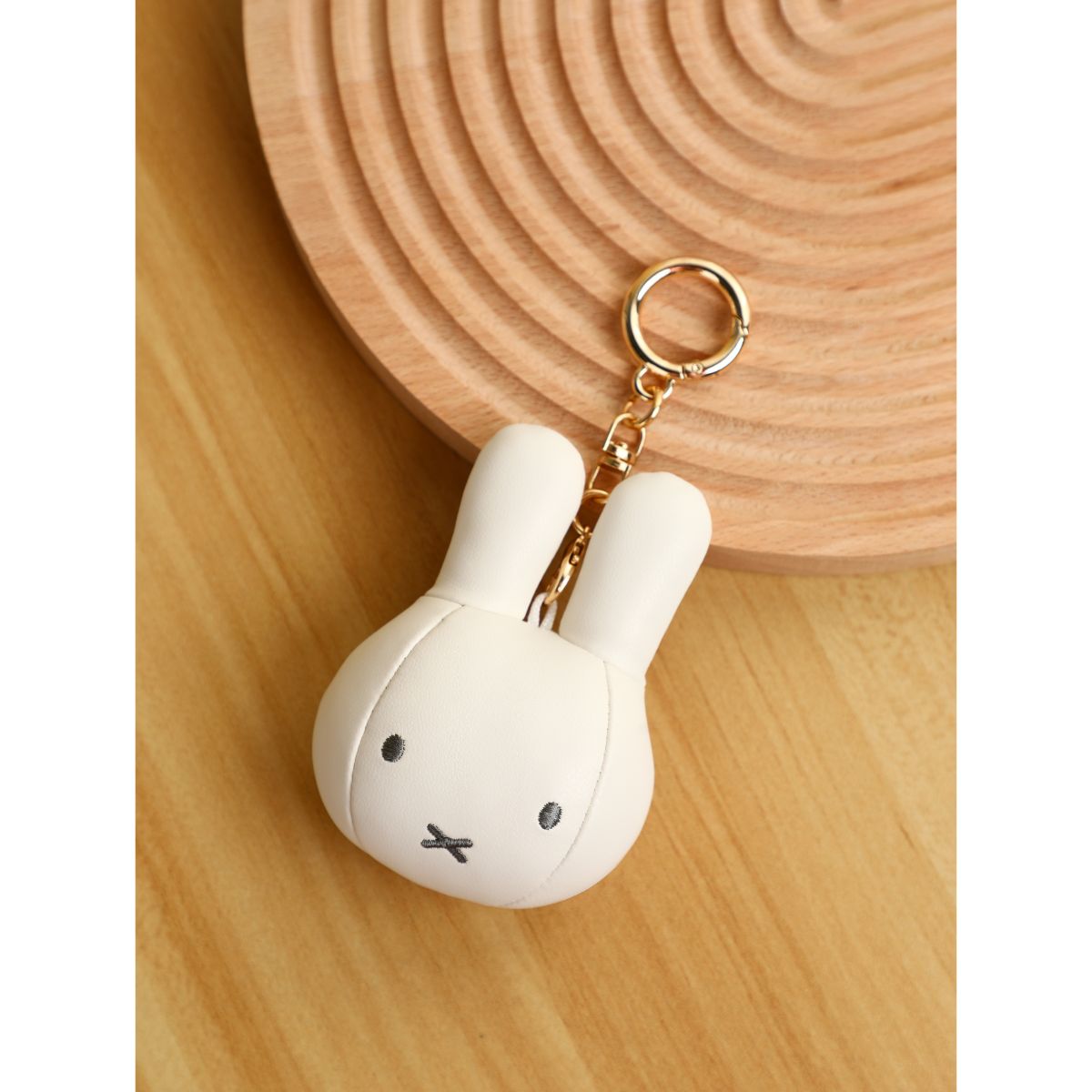 Đồ Chơi Móc Khóa Miffy Da PU - Màu Trắng MIFFY MIF37446