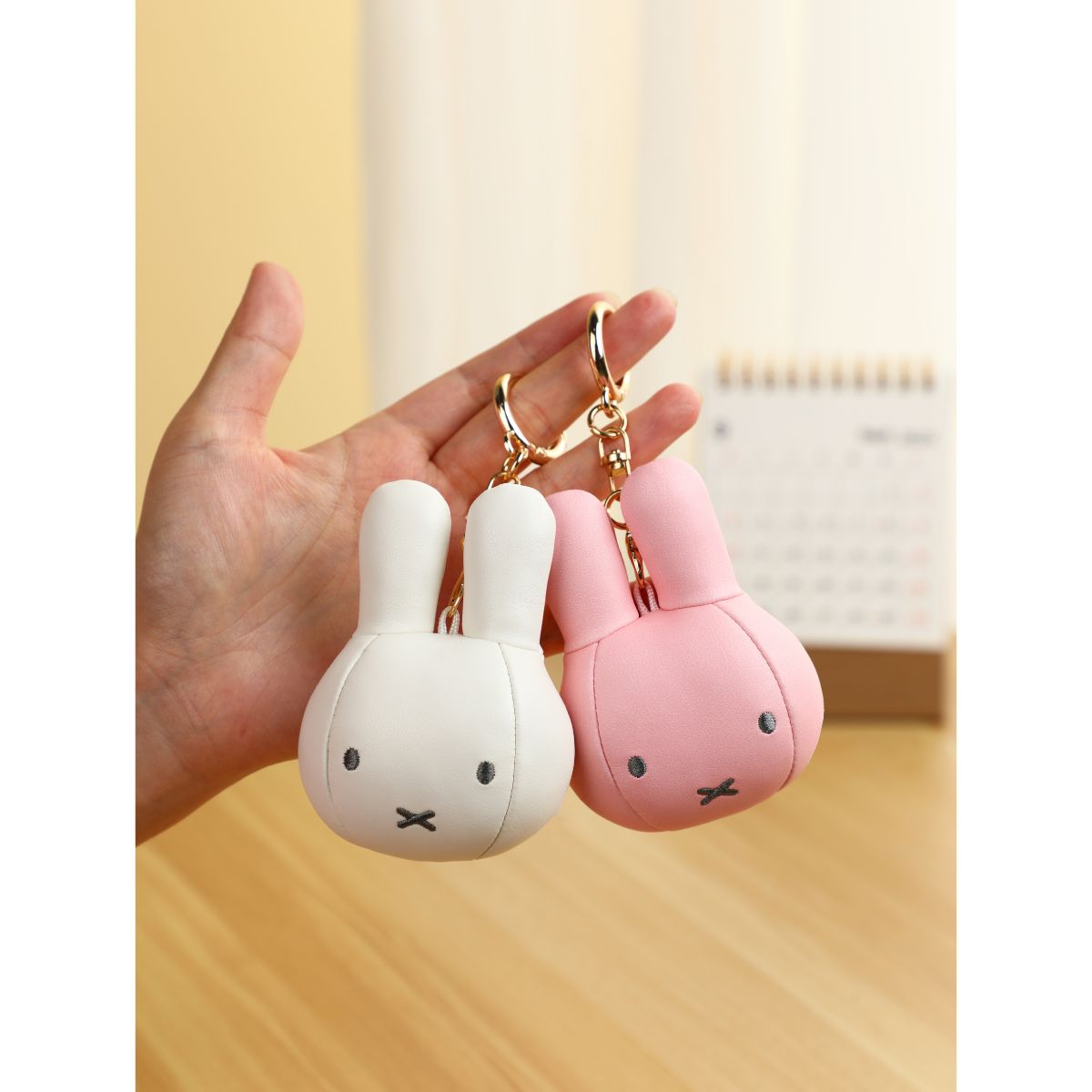 Đồ Chơi Móc Khóa Miffy Da PU - Màu Trắng MIFFY MIF37446