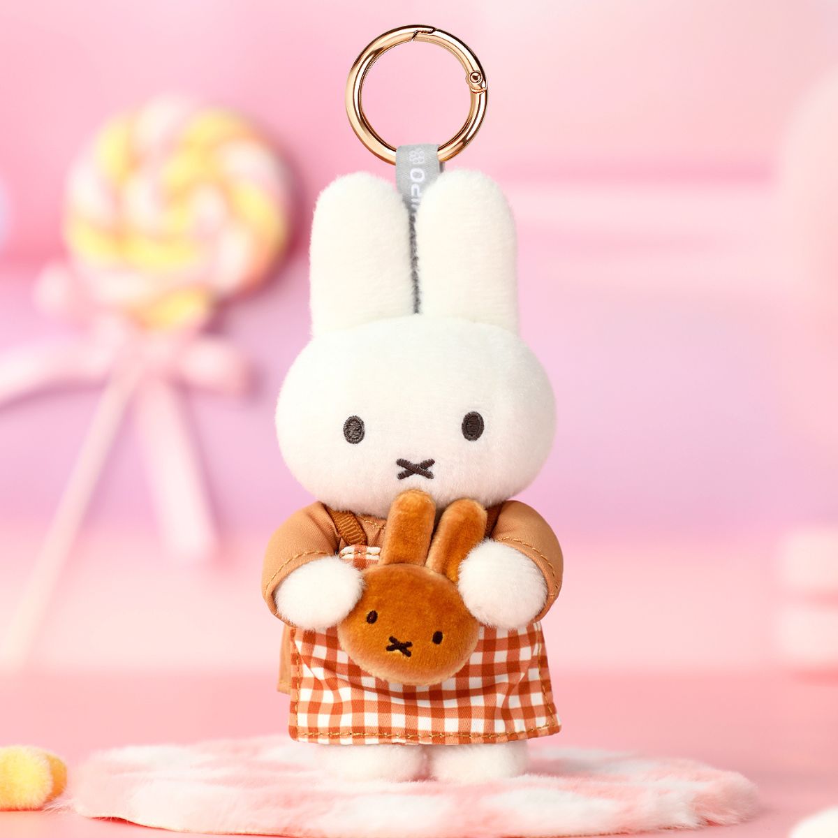 Đồ Chơi Móc Khoá Nhồi Bông Miffy V3 MIFFY MIF37620