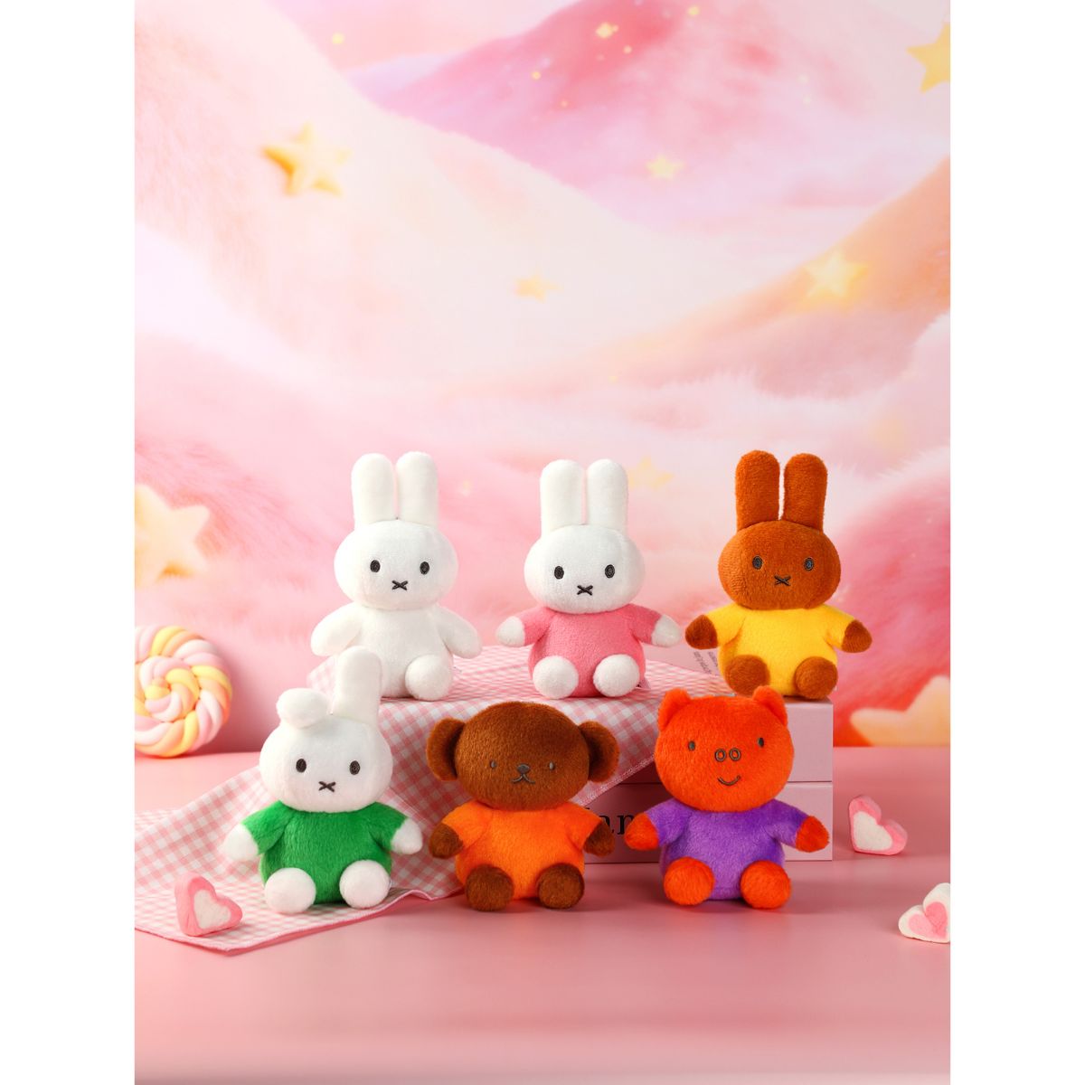 Đồ Chơi Móc Khóa Thú Bông Miffy Sắc Màu MIFFY MIF37613