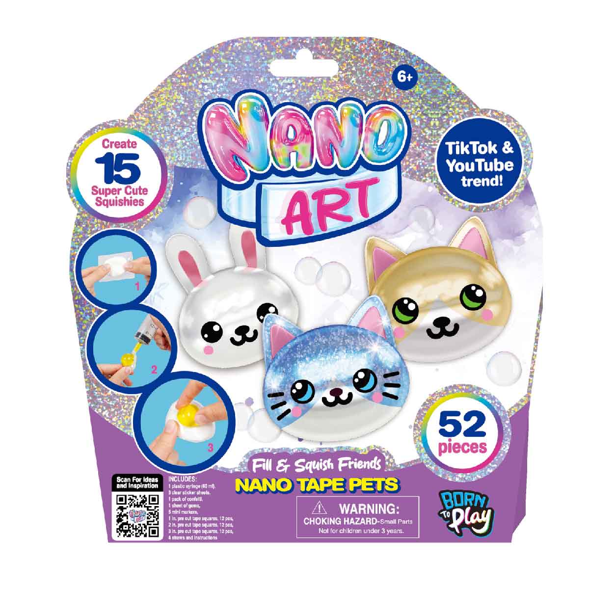 Đồ Chơi Nano Craft - Thú Cưng Tinh Nghịch NANO ART 238133NC