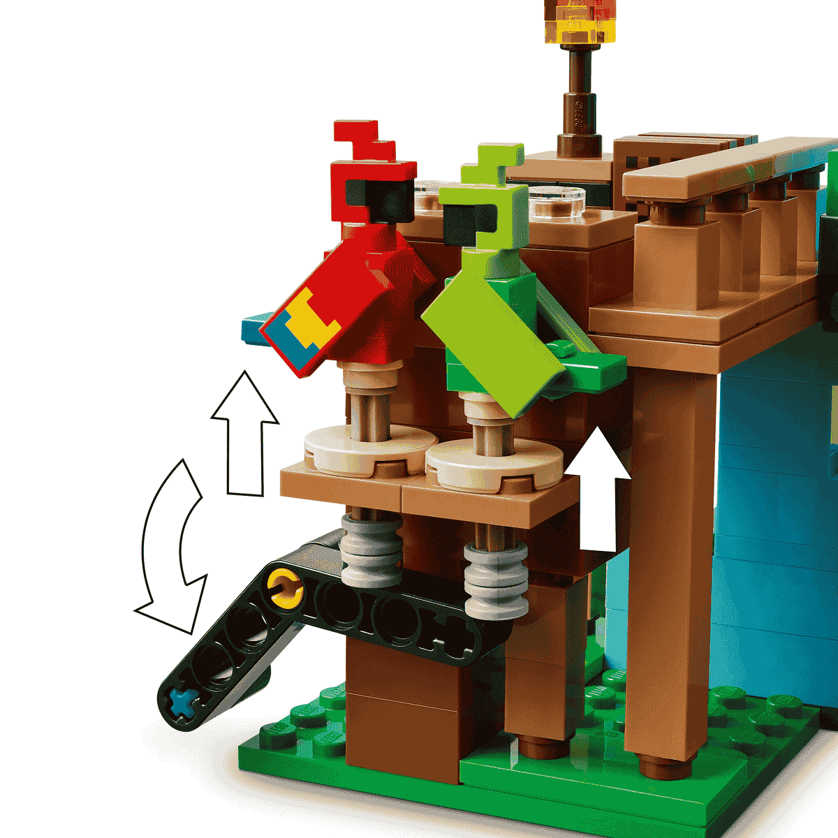 Đồ Chơi Lắp Ráp Ngôi Nhà Của Vẹt LEGO MINECRAFT 21282 (535 chi tiết)
