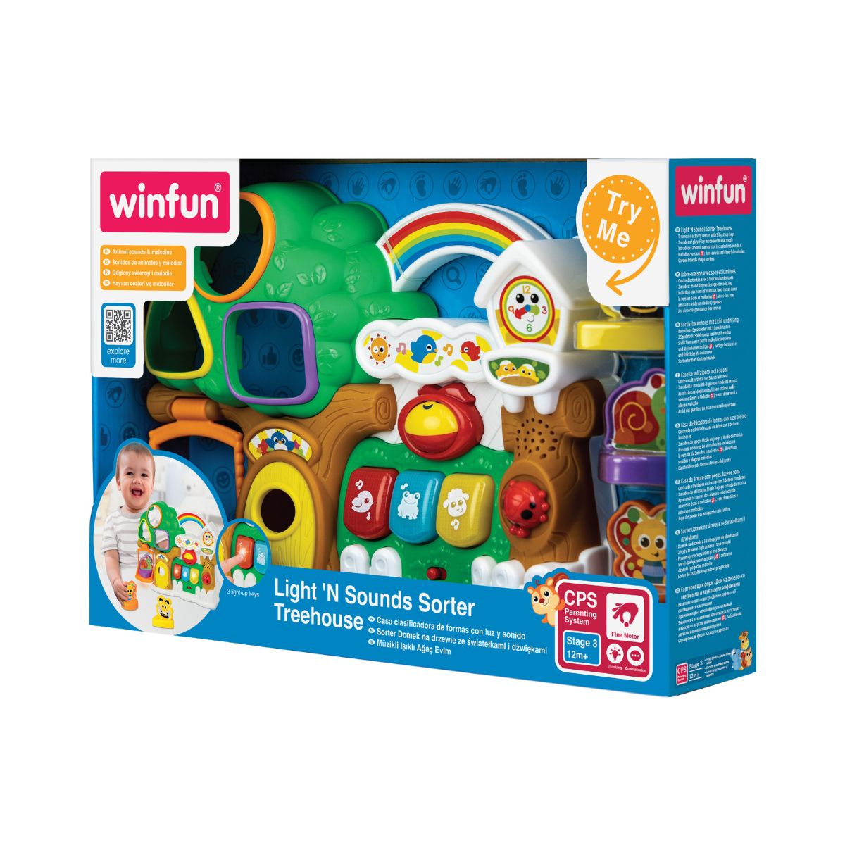 Đồ Chơi Ngôi Nhà Trên Cây Có Nhạc Và Đèn Cho Bé WINFUN 000786