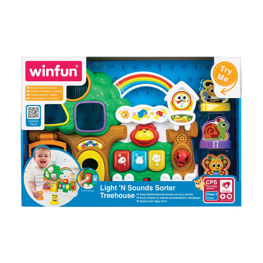 WINFUN Tree House Toy with Music and Lights for Babies 000786