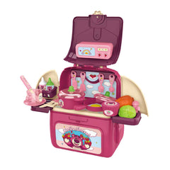 Đồ Chơi Nhà Bếp Dáng Balo Gấu Dâu Lotso SWEET HEART SH10133