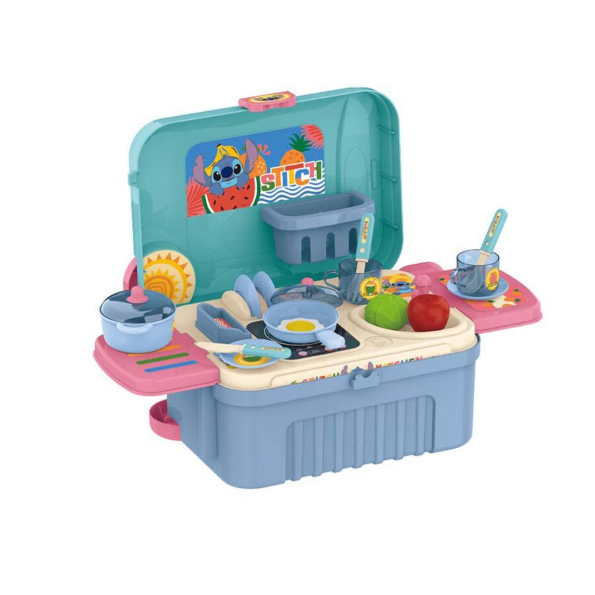 Đồ Chơi Nhà Bếp Dáng Vali 3 Trong 1 Stitch SWEET HEART SH10309