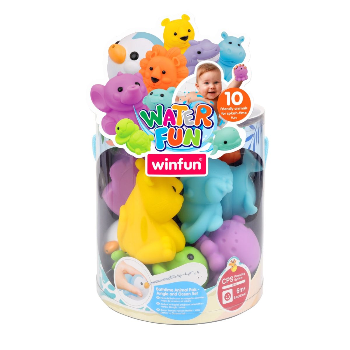 Animal-shaped Bath Toys Green Forest & The Great Sea WINFUN 251002
