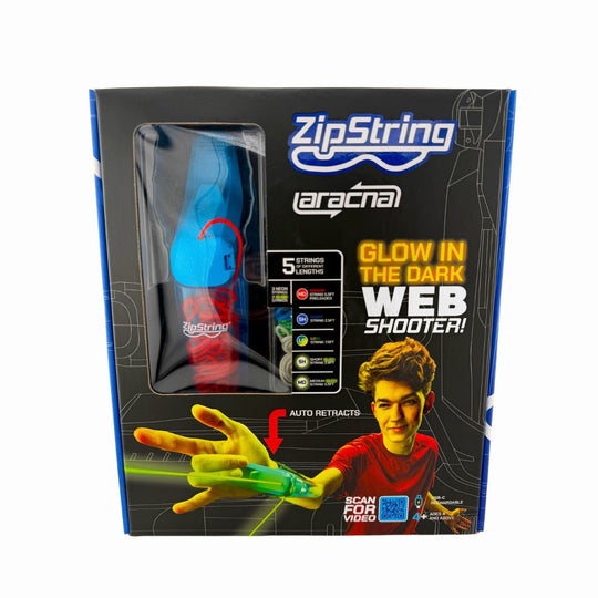 Arachnid Web-Shooter Spider-Man Toy ZIPSTRING ZSAR25-BL