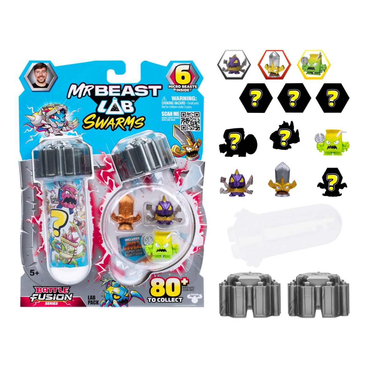Đồ Chơi Phòng Thí Nghiệm Series 4 - 6 Sinh Vật MRBEAST LAB 24873