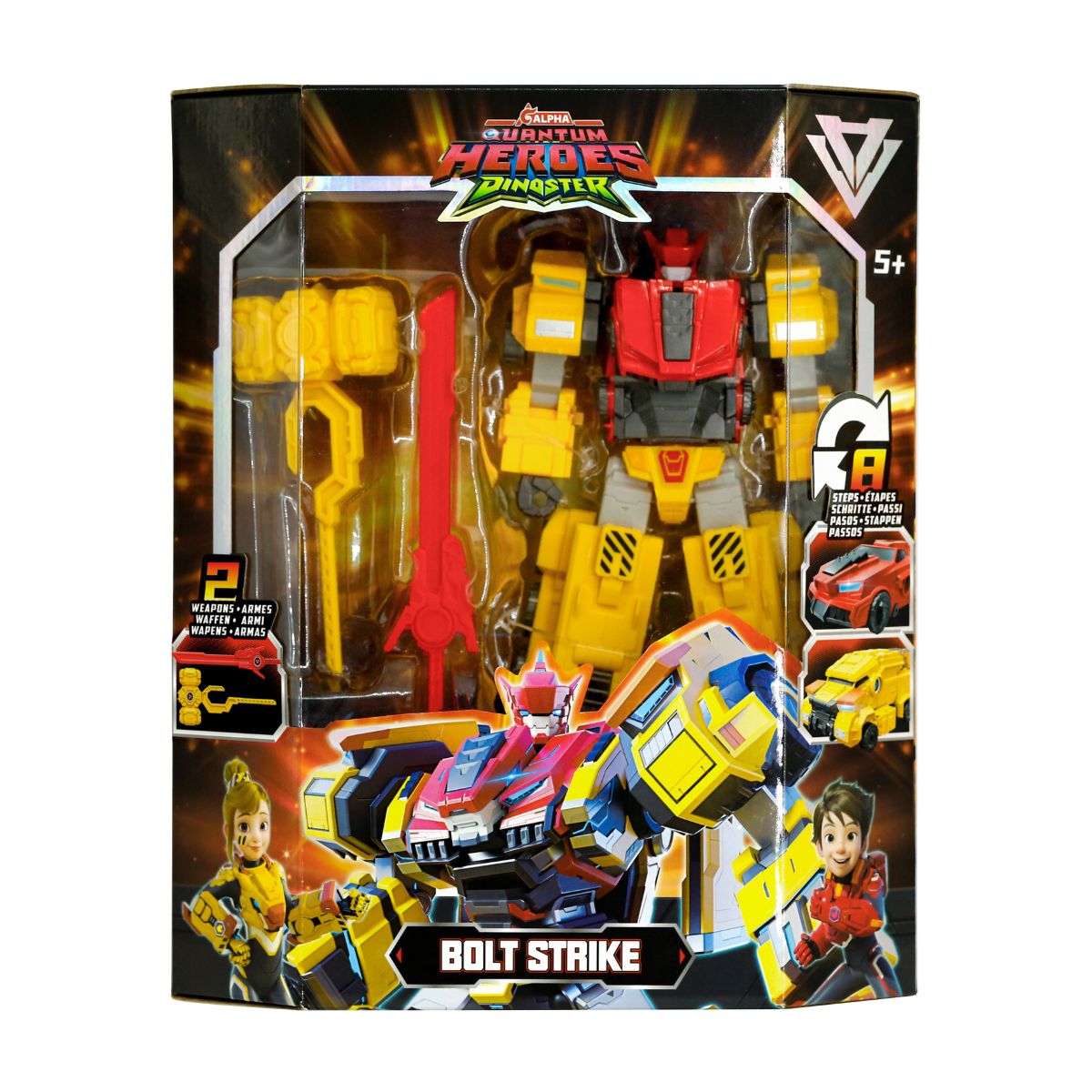Đồ Chơi Robot Biến Hình Kết Hợp Bolt Strike Thần Tốc DINOSTER EU583811