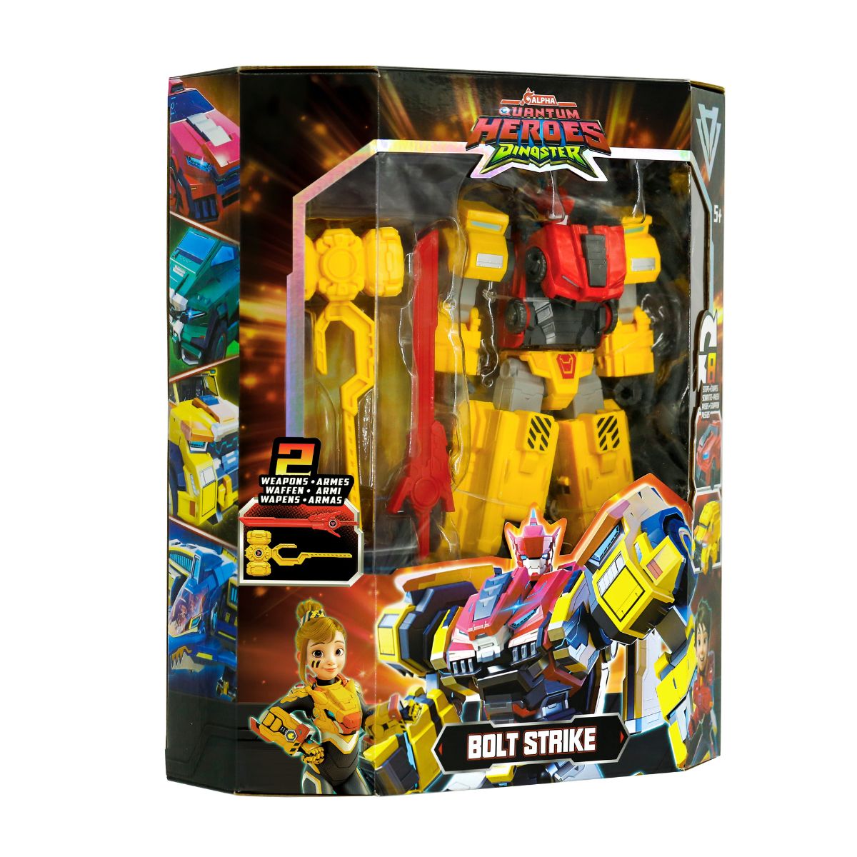Đồ Chơi Robot Biến Hình Kết Hợp Bolt Strike Thần Tốc DINOSTER EU583811