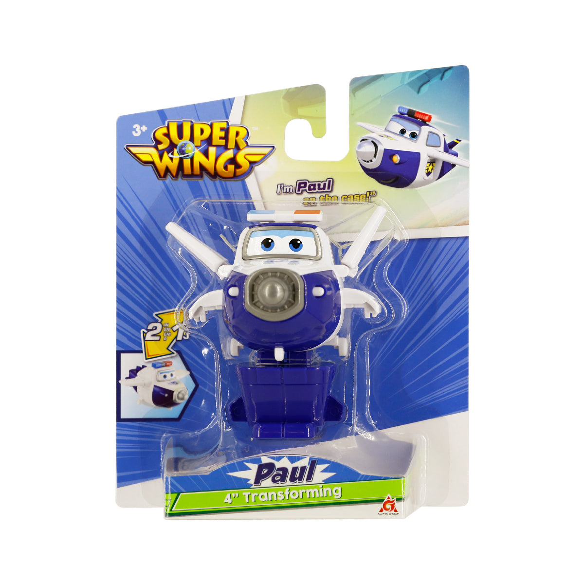 Đồ Chơi Robot Biến Hình Paul Siêu Cấp SUPERWINGS EU780624