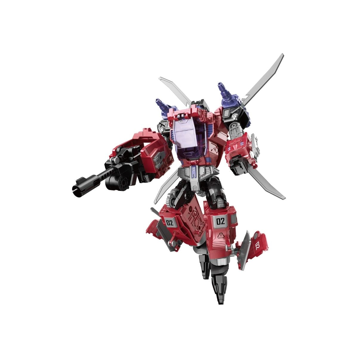 Đồ Chơi Robot Biến Hình Thành Máy Bay Trực Thăng (Đỏ) VECTO VTB19/RD