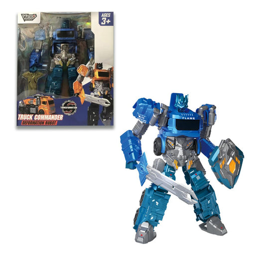 VECTO Transforming Robot Truck Toy (Blue) VTB22/BL