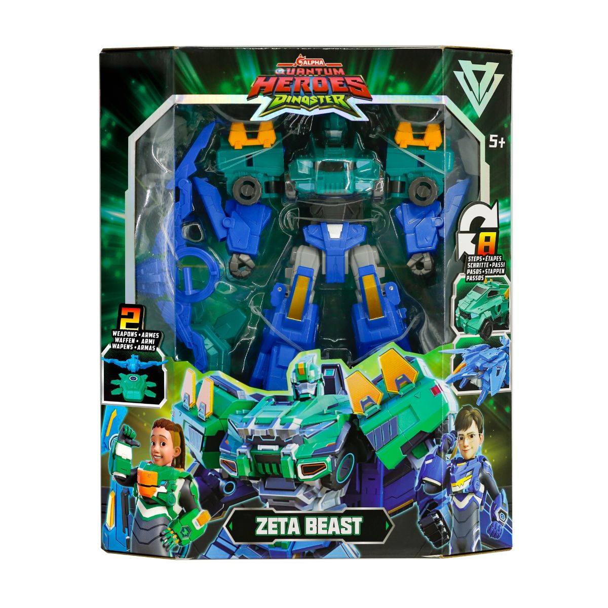 Đồ Chơi Robot Biến Hình Kết Hợp Zate Beast Cuồng Phong DINOSTER EU583812