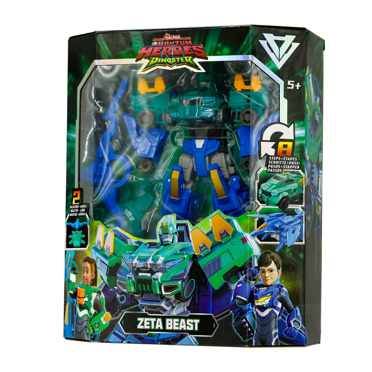Đồ Chơi Robot Biến Hình Kết Hợp Zate Beast Cuồng Phong DINOSTER EU583812