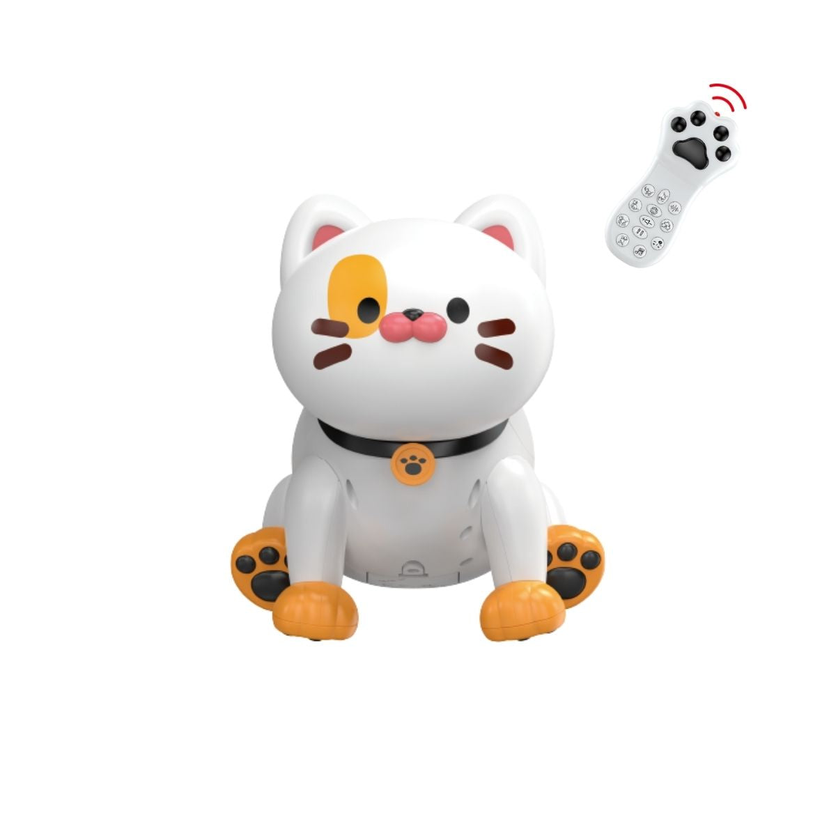 Đồ Chơi Robot Mèo Puffy Mũm Mĩm Điều Khiển Từ Xa (Trắng) VECTO VTK48/WH