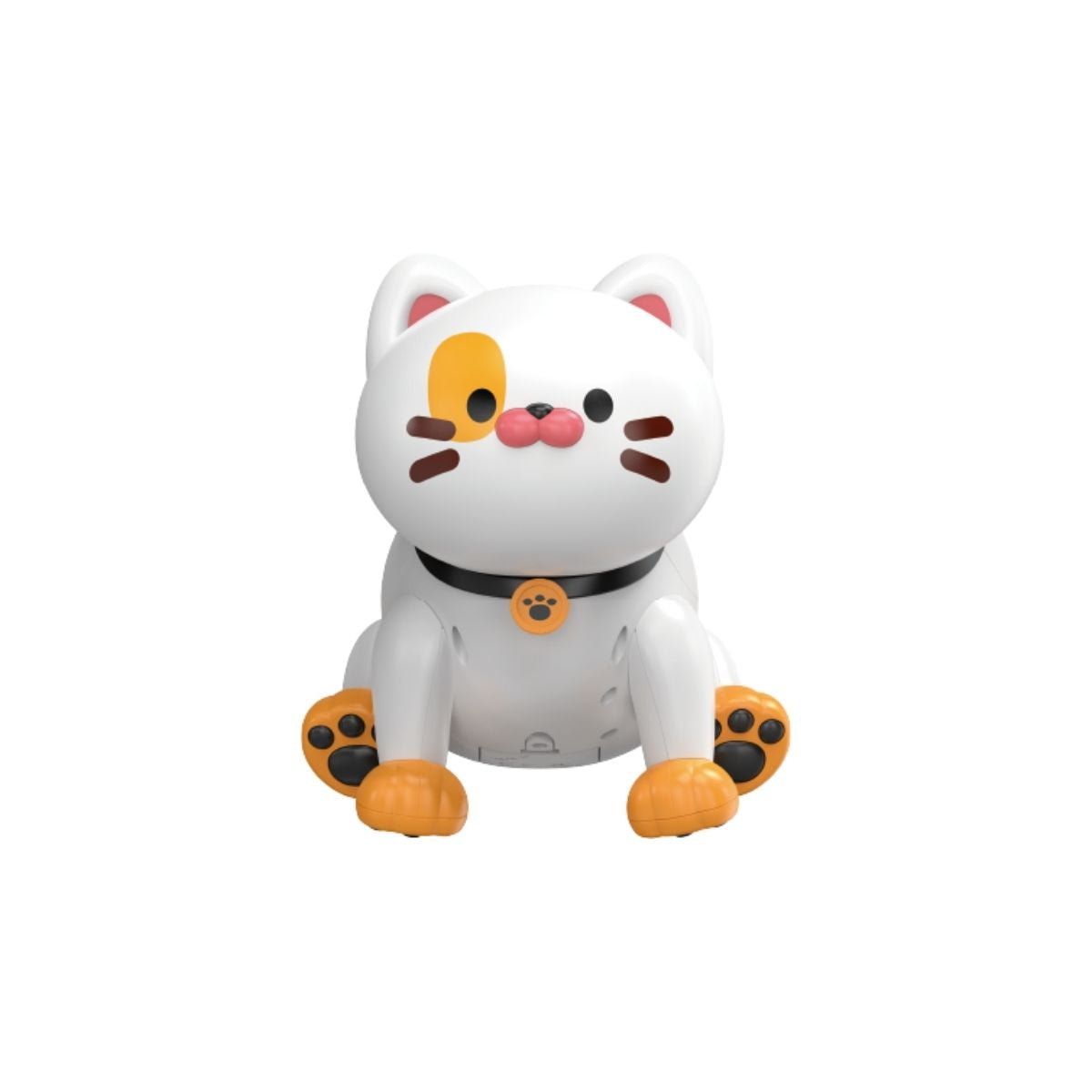 Puffy Chubby Cat Robot Toy – Remote Controlled (White) – VECTO VTK48/WH