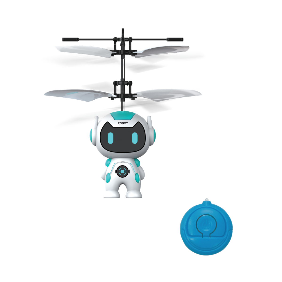 Sensor Helicopter Robot Toy (White) VECTO VT2660B-WH
