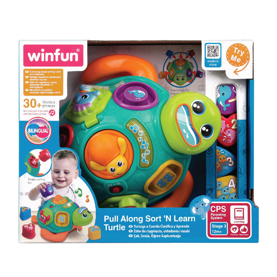 Đồ Chơi Rùa Con Học Hình Khối Và Màu Sắc WINFUN 240301