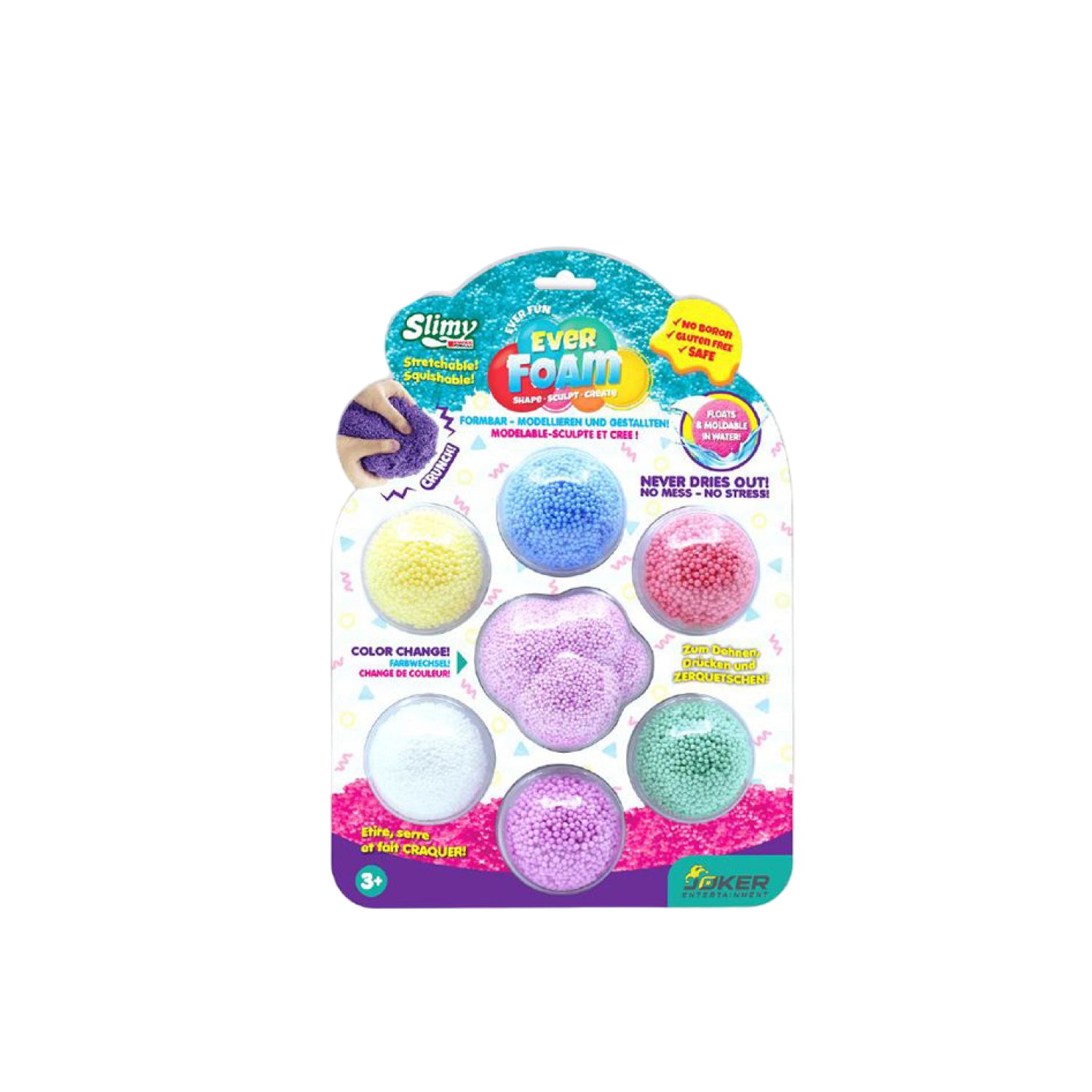 Đồ Chơi Sáng Tạo Slimy Foam_Slime Xốp Nhiều Màu SLIMY 38008