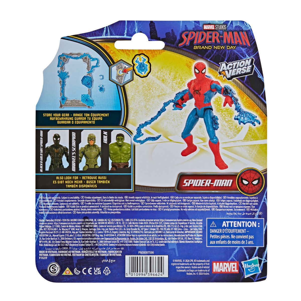 Đồ Chơi Siêu Anh Hùng Spiderman Và Trang Bị Chiến Đấu SPIDERMAN G3395/G2444